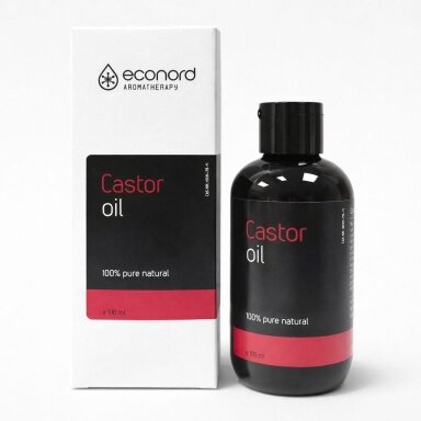Ricinos kosmetinis aliejus Econord, 100ml Ricinos kosmetinis aliejus Econord, 100ml
