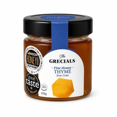 Rinktinis Egėjo jūros salų čiobrelių medus, The Grecials, 250 g