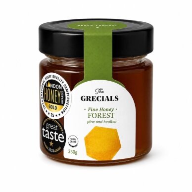 Rinktinis Šiaurės Graikijos miško medus The Grecials, 250 g