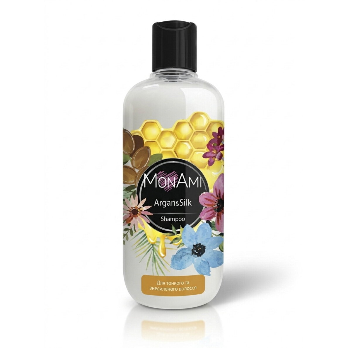 Шампунь MonAmi Argan&Silk, 500 мл