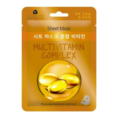 Тканевая маска для лица Skinlite «Мультивитаминный комплекс», 1 шт. Тканевая маска для лица Skinlite «Мультивитаминный комплекс», 1 шт.