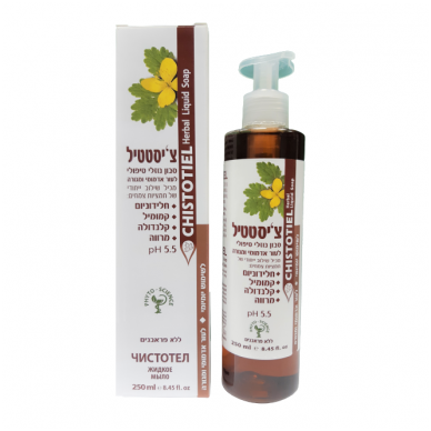 Skystas muilas (bemuilis veido ir kūno prausiklis) Chistotiel, 250ml Skystas muilas (bemuilis veido ir kūno prausiklis) Chistotiel, 250ml