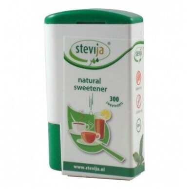 STEVIJA 300 tablečių dozatoriuje STEVIJA 300 tablečių dozatoriuje