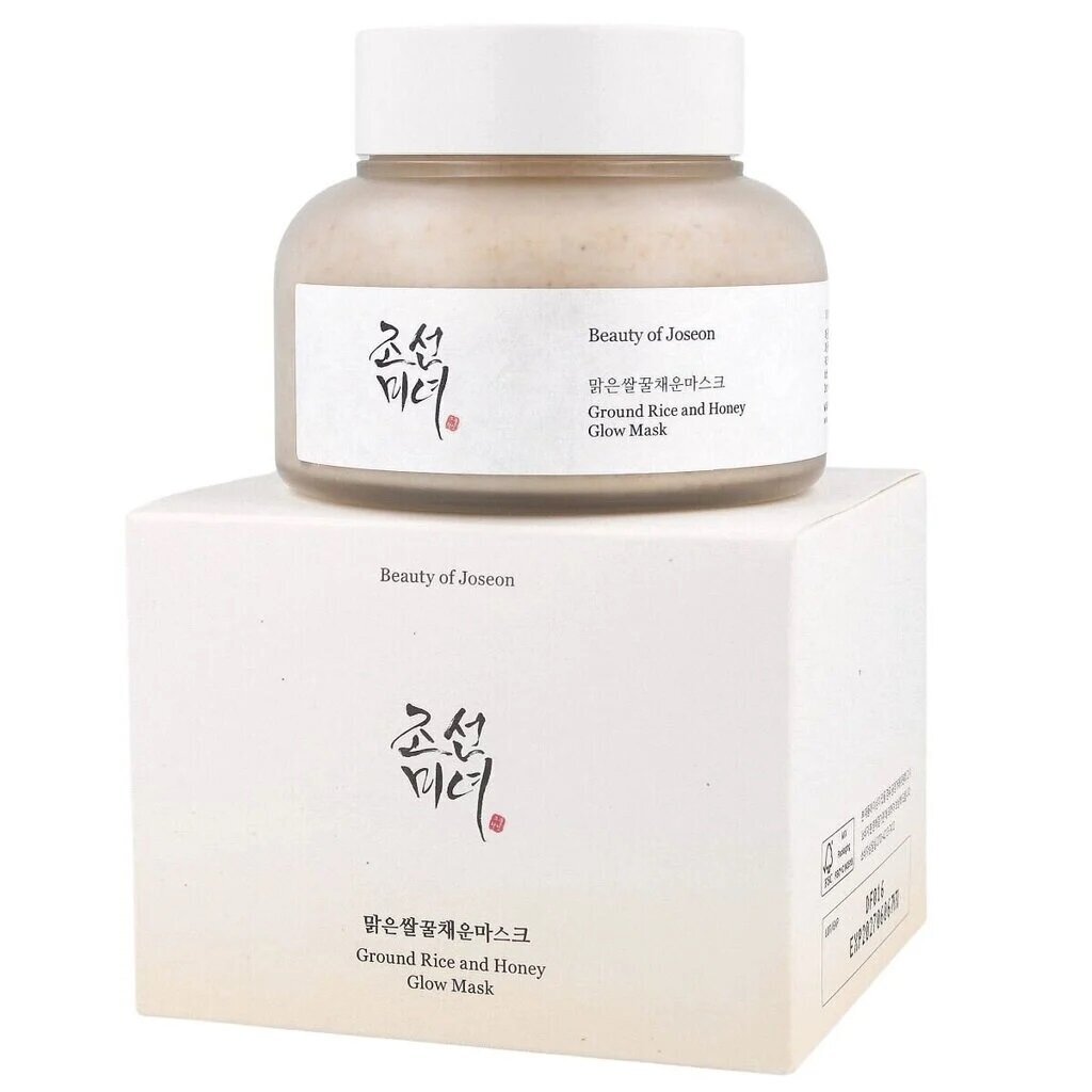 Šveičiamoji ir drėkinamoji veido kaukė Beauty of Joseon, Ground Rice and Honey Glow Mask, 150 ml 2