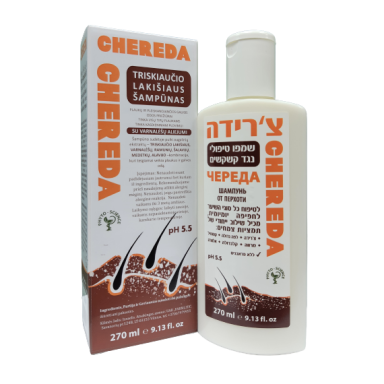 Triskiaučio Lakišiaus šampūnas Chereda, 270ml Triskiaučio Lakišiaus šampūnas Chereda, 270ml