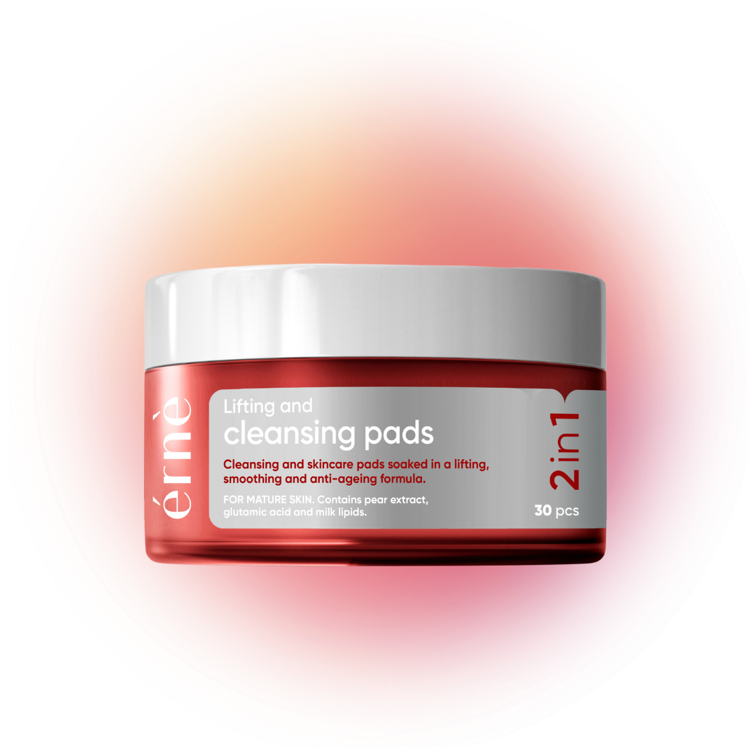 Valomosios veido pagalvėlės brandžiai odai ERNE, 2 in 1 Lifting & Cleansing, 30 vnt. 1