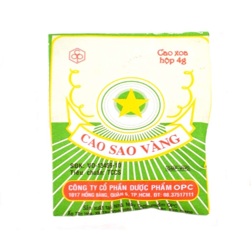Vietnamietiškas balzamas Golden star, 4g 1 Vietnamietiškas balzamas Golden star, 4g 1
