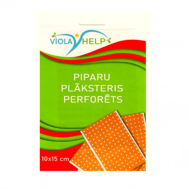 ViolaHelp pipirinis pleistras, 10 cm x 15 cm, 1 vnt. ViolaHelp pipirinis pleistras, 10 cm x 15 cm, 1 vnt.