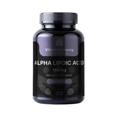 VitalHarmony Alpha Lipoic Acid – 90 kapsulių VitalHarmony Alpha Lipoic Acid – 90 kapsulių